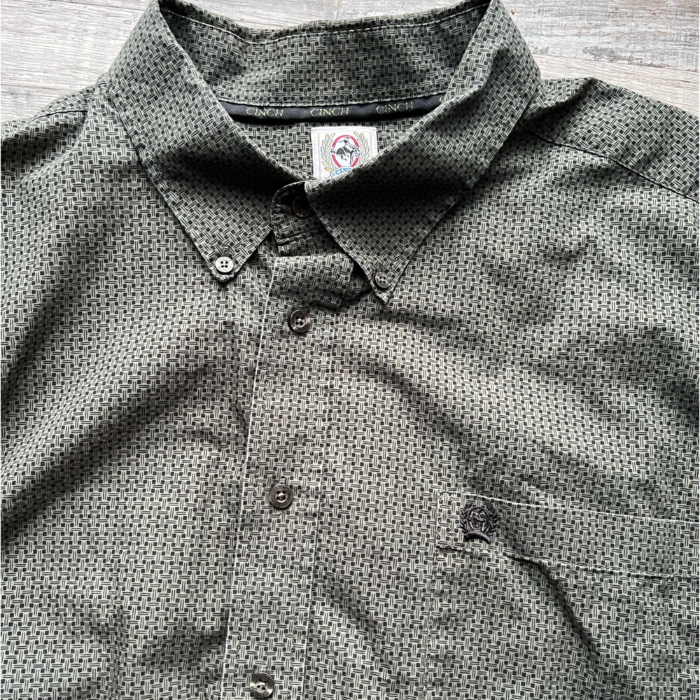 Cinch Mens Long Sleeve Button Down size xl - Picture 2 of 7
